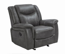 Load image into Gallery viewer, Conrad Transitional Grey Glider Recliner
