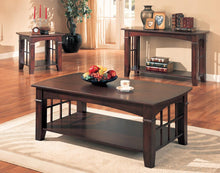 Load image into Gallery viewer, Abernathy Cherry Rectangular Coffee Table
