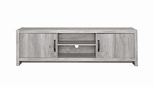 Load image into Gallery viewer, Modern Grey Driftwood TV Console
