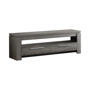 Transitional Weathered Grey TV Console