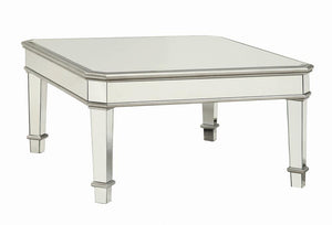 Transitional Silver Coffee Table
