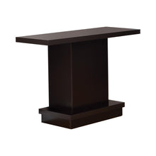 Load image into Gallery viewer, Cappuccino Wood Top Sofa Table
