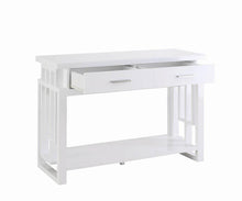 Load image into Gallery viewer, Transitional Glossy White Sofa Table
