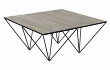 Load image into Gallery viewer, Industrial Whitewash Natural Coffee Table
