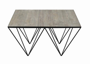 Industrial Whitewash Natural Coffee Table