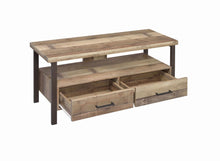 Load image into Gallery viewer, Rustic Weathered Pine 48&quot; TV Console
