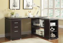 Load image into Gallery viewer, Yvette Cappuccino Executive Desk
