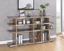 Load image into Gallery viewer, Rustic Salvaged Cabin Low-Profile Bookcase

