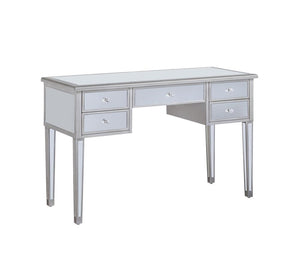 Hollywood Glam Antique Silver Writing Desk
