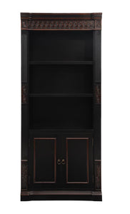 Nicolas Traditional Espresso Bookcase