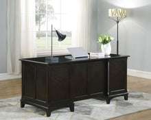 Load image into Gallery viewer, Garson Transitional Cappuccino Desk
