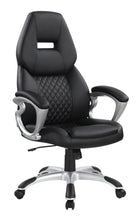 Load image into Gallery viewer, Transitional Black High Back Office Chair
