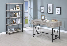 Load image into Gallery viewer, Guthrie Industrial Grey Driftwood Writing Desk

