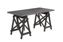 Load image into Gallery viewer, Industrial Galvanized Grey Adjustable Desk

