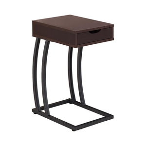 Industrial Cappuccino Accent Table