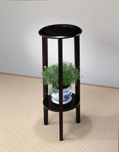 Load image into Gallery viewer, Transitional Round Espresso Plant Stand

