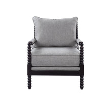 Load image into Gallery viewer, Traditional Grey and Cappuccino Accent Chair
