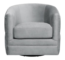 Load image into Gallery viewer, Modern Grey Swivel Accent Chair
