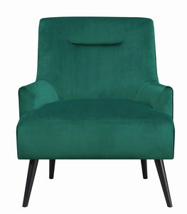 Mid-Century Modern Green Accent Chair