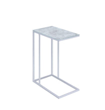 Load image into Gallery viewer, Mid-Century Modern Concrete and Black Accent Table
