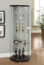 Load image into Gallery viewer, Traditional Glass Hexagon Curio Cabinet
