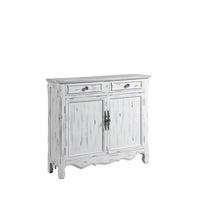 Load image into Gallery viewer, French Country Antique White Accent Cabinet
