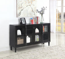 Load image into Gallery viewer, Transitional Black Accent Cabinet
