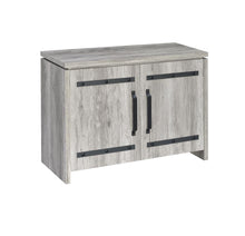 Load image into Gallery viewer, Rustic Grey Accent Cabinet
