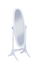 Load image into Gallery viewer, Transitional White Cheval Mirror
