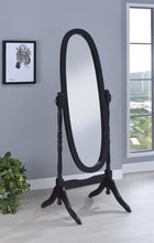 Load image into Gallery viewer, Transitional Black Cheval Mirror
