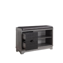 Load image into Gallery viewer, Rustic Distressed Grey Shoe Cabinet
